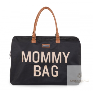  Mommy bag big - Black/gold