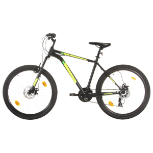 vidaXL 21 sebességes fekete mountain bike 27,5 hüvelykes kerékkel 42cm