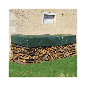  Takaróponyva, Protex Wood fahasáb takaró vízhatlan ponyva 90 g/m2 (1.5x6 méter) zöld