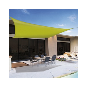  Sunnet Kit Polyester négyzet alakú napvitorla (árnyékoló) 3.6 x 3.6 m - zöld