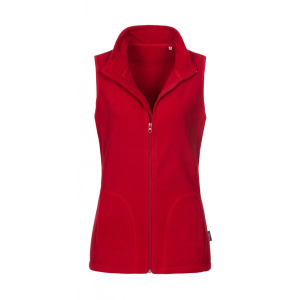 STEDMAN Női ujjatlan mellény Stedman Fleece Vest Women M, Piros