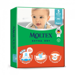 Moltex Extra Dry nadrágpelenka, Junior 5, 11-16 kg, 40 db