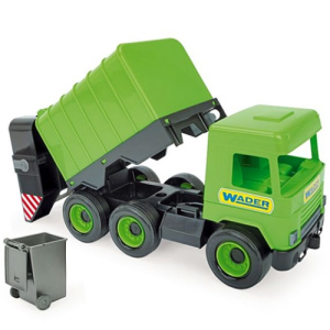 Wader Middle Truck: Kukás autó 43 cm zöld – Wader
