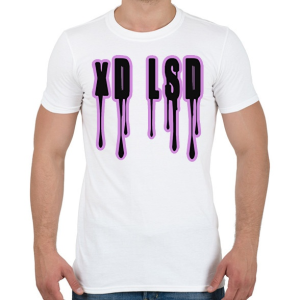 PRINTFASHION xD LSD - Férfi póló - Fehér