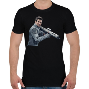 PRINTFASHION Tom Cruise - Férfi póló - Fekete