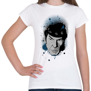 PRINTFASHION Star Trek - Spock - Női póló - Fehér