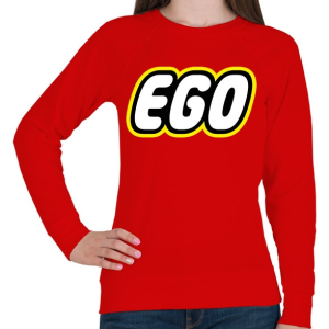 PRINTFASHION Ego - Női pulóver - Piros