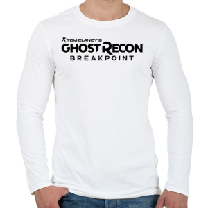 PRINTFASHION Tom Clancy's Ghost Recon Breakpoint - Férfi hosszú ujjú póló - Fehér