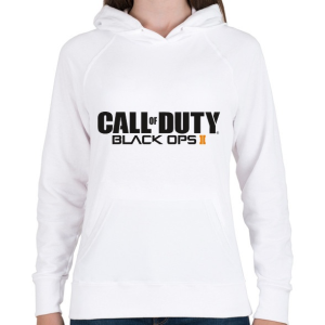 PRINTFASHION Call of Duty: Black Ops 2 - Női kapucnis pulóver - Fehér