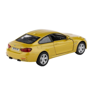 Welly Makett autó 1:32, RMZ BMW M4 coupe, sárga