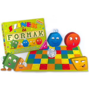Magyar Gyártó Színek és formák készségfejlesztő társasjáték - D-Toys