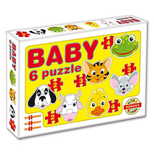 Magyar Gyártó Baby Puzzle háziállatok - D-Toys
