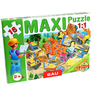 Magyar Gyártó Maxi puzzle Építkezés - D-Toys