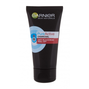 Garnier Pure Active Charcoal Anti-Blackhead Peel-Off arcpakolás 50 ml nőknek