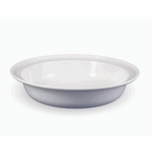  Mély tányér, mûanyag, peremes, fehér, E53