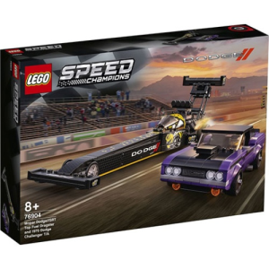 LEGO Speed Champions - Mopar Dodge//SRT Top Fuel Dragster és 1970 Dodge Challenger T/A (76904)