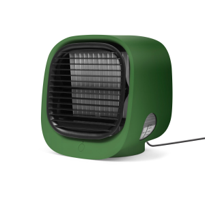 bewello Hordozható mini léghűtő ventilátor - USB - zöld (Mini léghűtő)