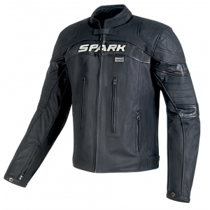 Spark Férfi bőr motoros kabát SPARK Dark