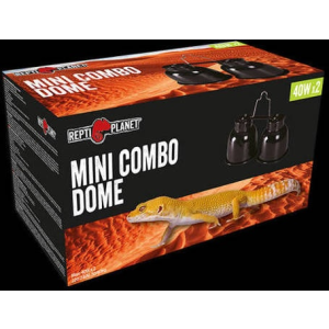  Mini Combo Dome - Dupla kerámia lámpa terráriumokhoz 2 x 40 W
