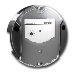Resol Napkollektor vezérlés DELTASOL AX hőmérséklet különbség szabályozó. Fűtés, szellőző vagy szellőztető szabályzó 2 db PT1000 érzékelő