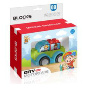 Luna Blocks: Kisautó építőjáték szett több változatban