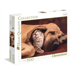 BabaTappancs High Quality Collection - Cica és Kutya 500 db-os puzzle - Clementoni