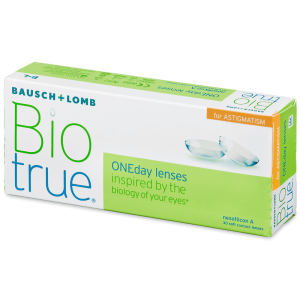 "Bausch&amp;Lomb" Biotrue ONEday for Astigmatism (30 lencse)
