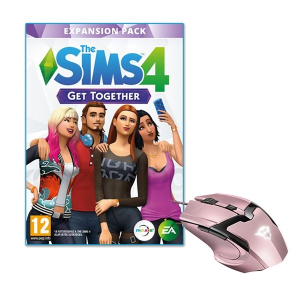 Electronic Arts The sims 4 get together pc játékszoftver + trust gxt 101p gav usb gamer pink egér csomag