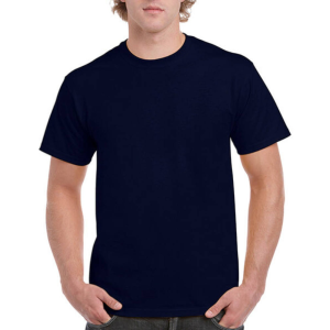 GILDAN Csomag akciós póló (minimum 3 db) Uniszex póló Rövid ujjú Gildan Ultra Cotton Adult T-Shirt - L, Sötétkék (navy)