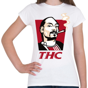 PRINTFASHION THC- Snoop - Női póló - Fehér