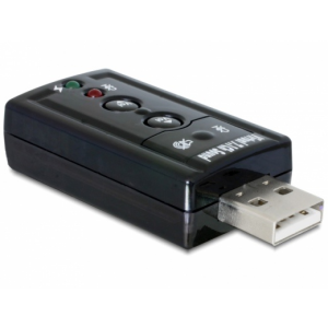 DELOCK USB 2.0 Hangkártya Virtual 7.1 - 24bit/96kH