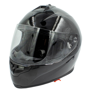 Homasita Kft. SHIDO Integral FF007 Motorkerékpáros Bukósisak - Dual Visor - Fekete - XL