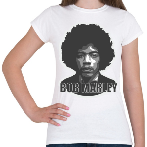 PRINTFASHION Bob Hendrix - Női póló - Fehér