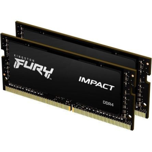 Kingston 32GB DDR4 3200MHz Kit(2x16GB) Fury Impact SODIMM KF432S20IBK2/32