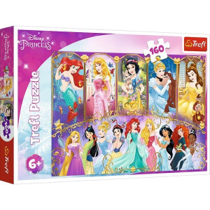Trefl : Disney hercegnők puzzle - 160 darabos