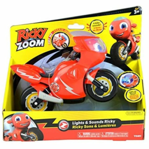 Tomy Tomy: Ricky Zoom motorkerékpár fénnyel és hanggal 18cm