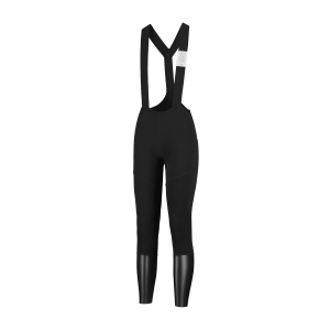 Rogelli női kerékpáros nadrág nadrágtartóval halo black - Méret: XS