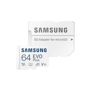 Samsung 64GB microSDXC EVO Plus Class10 U1 A1 V10 + Adapter