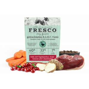 Fresco (by Fresco Dog Foods) Fresco szárított BARF Komplett Menü - Kacsa 1 kg
