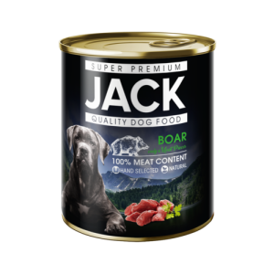 Jack Premium Dog Food (by Rodent Hungary) Jack Szuperpremium Konzerv 100% vadhús 800g kutya