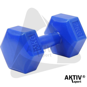 Aktivsport Kézisúlyzó cementes Aktivsport 2 kg kék
