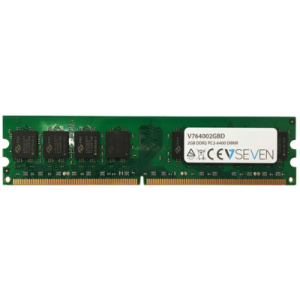 V7 2GB DDR2 800MHZ CL6 NON ECC DIMM PC2-6400 1.8V LEG (V764002GBD)
