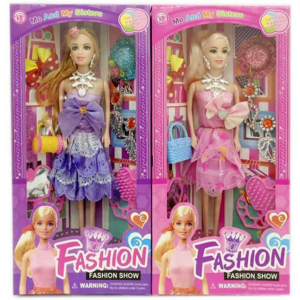 Magic Toys Fashion divatbaba kiegészítőkkel kétféle változatban