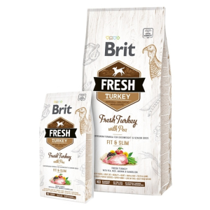 Brit Fresh Turkey with Pea Adult Fit &amp; Slim - pulyka és borsó 2,5 kg