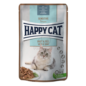 Happy Cat Happy Cat Sensitive Skin & Coat alutasakos eledel 6 x 85 g
