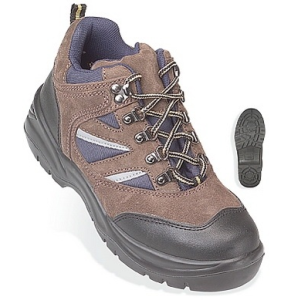 Coverguard Footwear COPPER (S1P SRC) barna velúrbőr munkavédelmi bakancs 9COPH /LEP19 védőbakancs