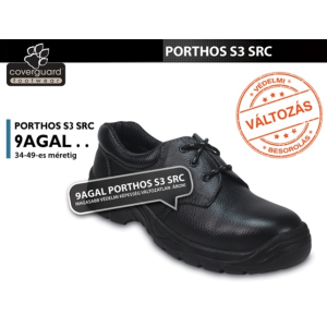 Coverguard Footwear PORTHOS (S3 SRC) cipő munkavédelmi félcipő, Coverguard, 9AGAL /9AGL