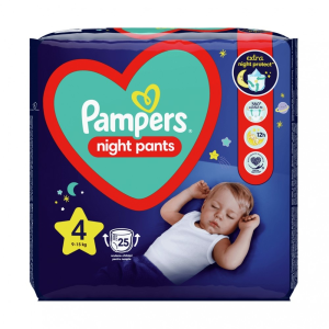 Pampers Night Pants bugyipelenka 4, 9-15 kg, 25 db