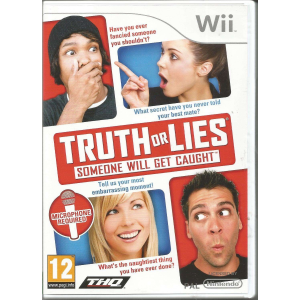 Nintendo Truth or Lies Someone Will Get Caught Nintendo Wii játék (ÚJ)