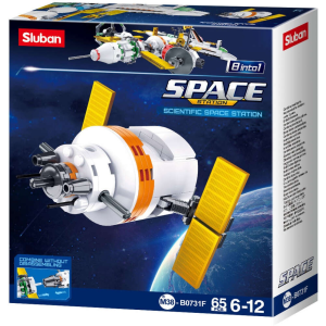  Sluban Space - 8 into 1 csillagászati műhold építőjáték készlet